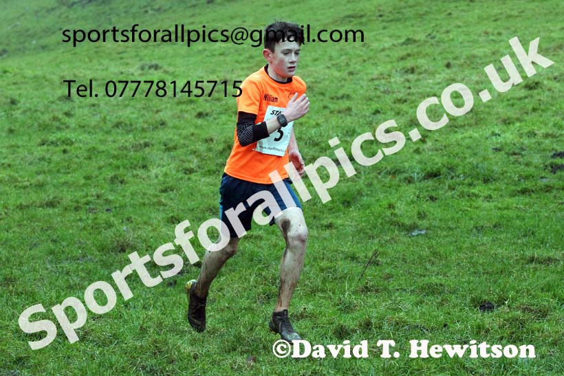 Boys under-13s, NECAA Junior Cross Country Relays, Thornley Farm, Peterlee, Saturday, December 12th. Photo: David T. Hewitson/Sports for All Pics